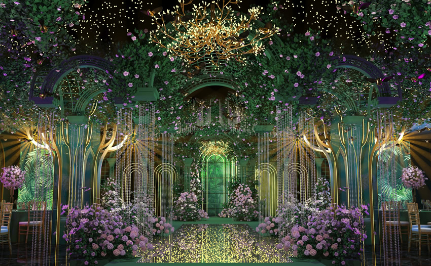 西乡奇妙森林婚礼堂效果展示