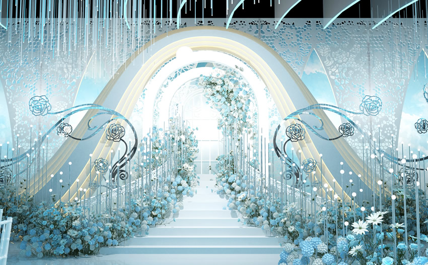 西乡釡香烙馍村水晶厅效果展示